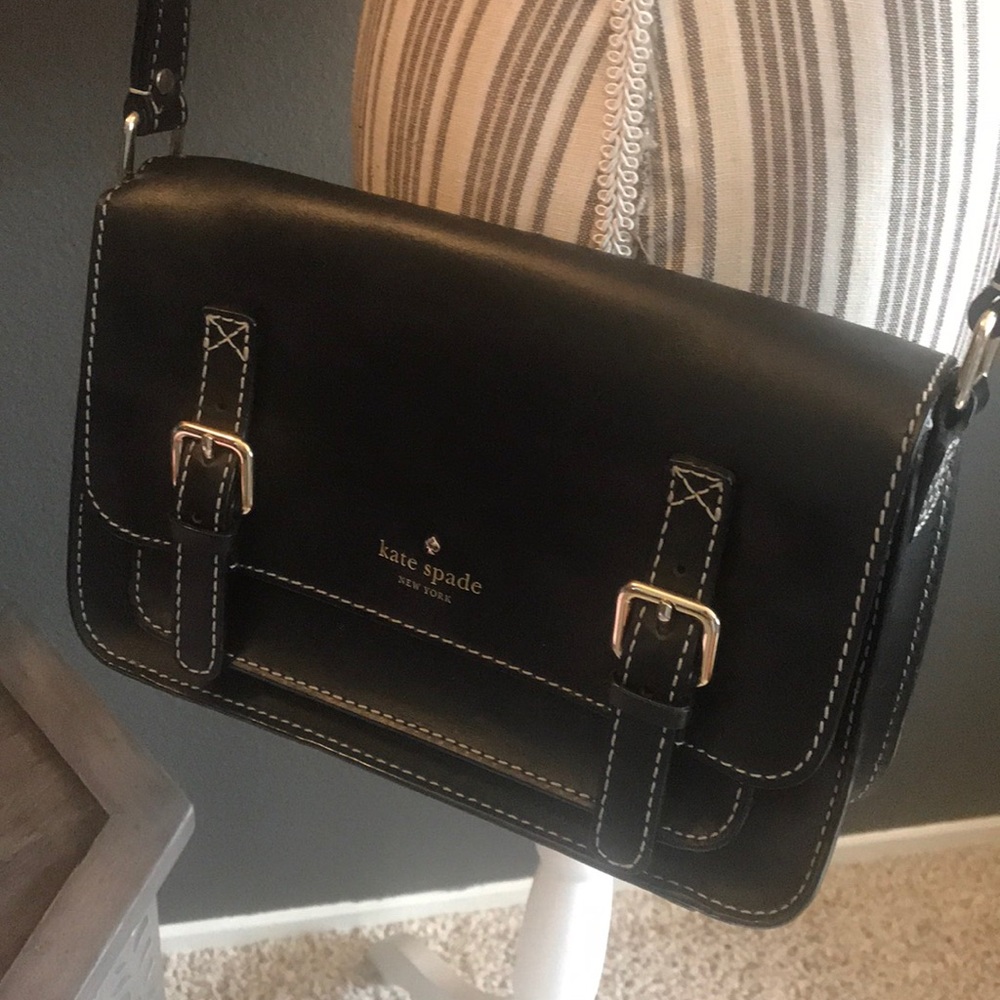🔥1 hr SALE - Kate Spade black leather - Picture 5 of 9